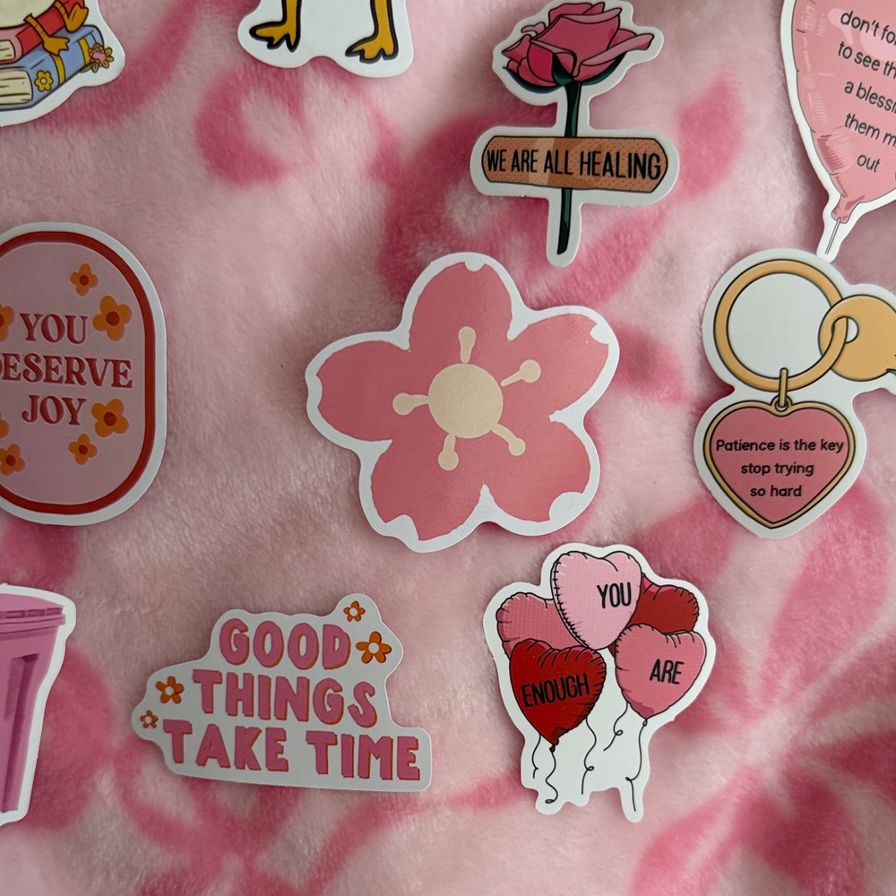 Pink is a personality sticker bundle - Picture 3 of 6